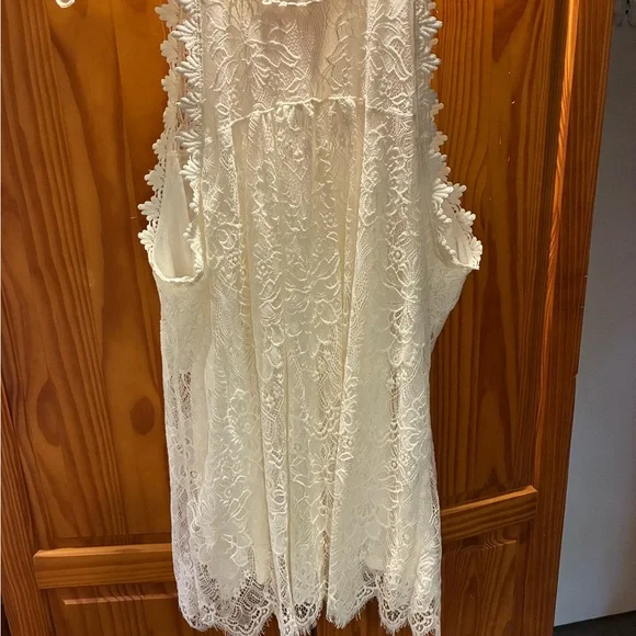 paper tee | Dresses | Paper Tee Cream Lace Top | Poshmark